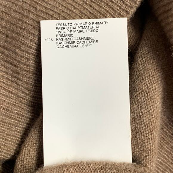 MAISON MARTIN MARGIELA 2012 Size L Camel Cashmere V-Neck Pullover - Picture 9 of 9
